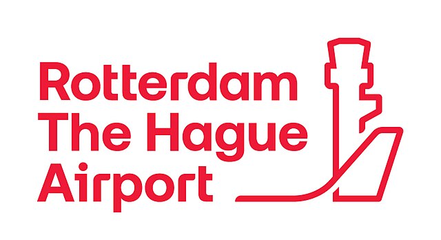 Logo Rotterdam The Hague Airport Logo Versie 2023